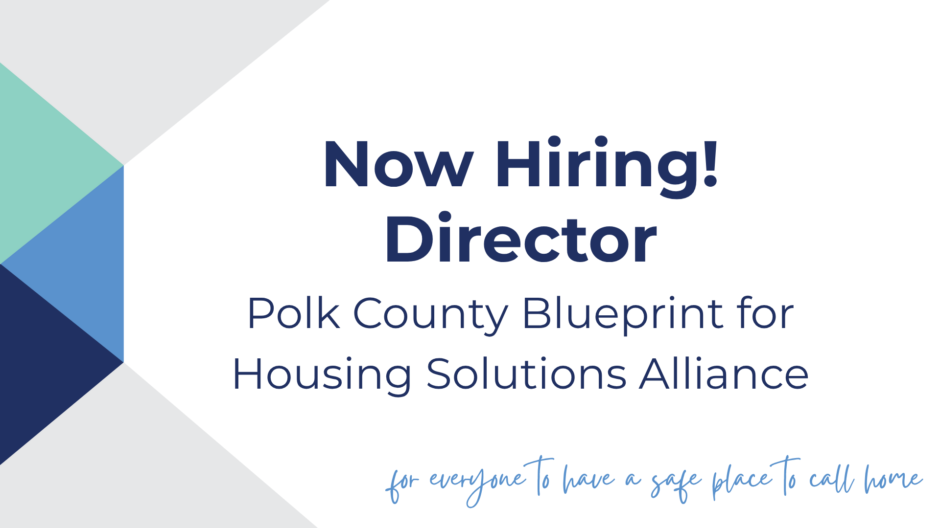 Hiring Housing Solutions Alliance Director