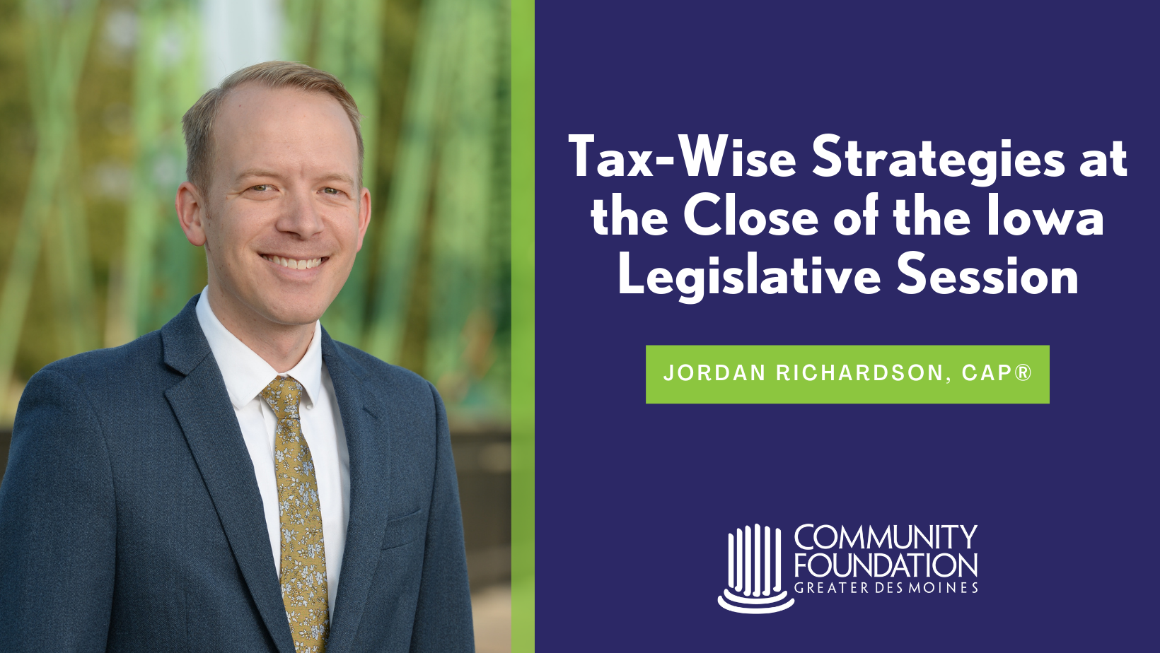 Tax-Wise Strategies at the Close of the Iowa Legislativ
