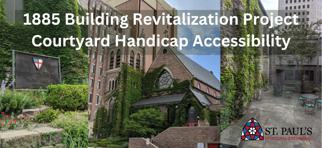 Handicap Accessibility in the Courtyard at St. Paul's Image